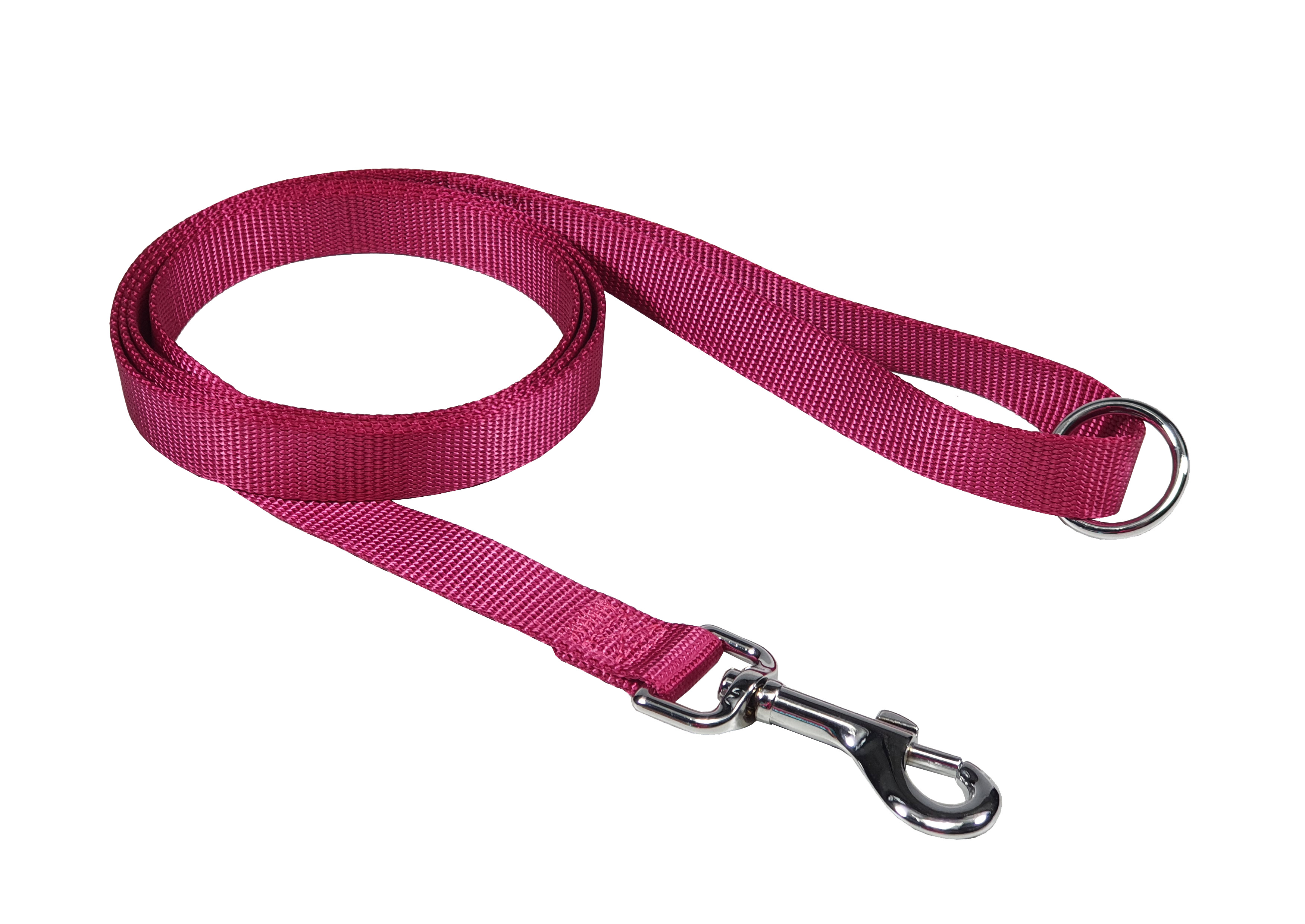 BAFPET Popruhová vodítka JEDNOBAREVNÁ Barva: Černá, Rozměr: 15mm x 150cm 18208J