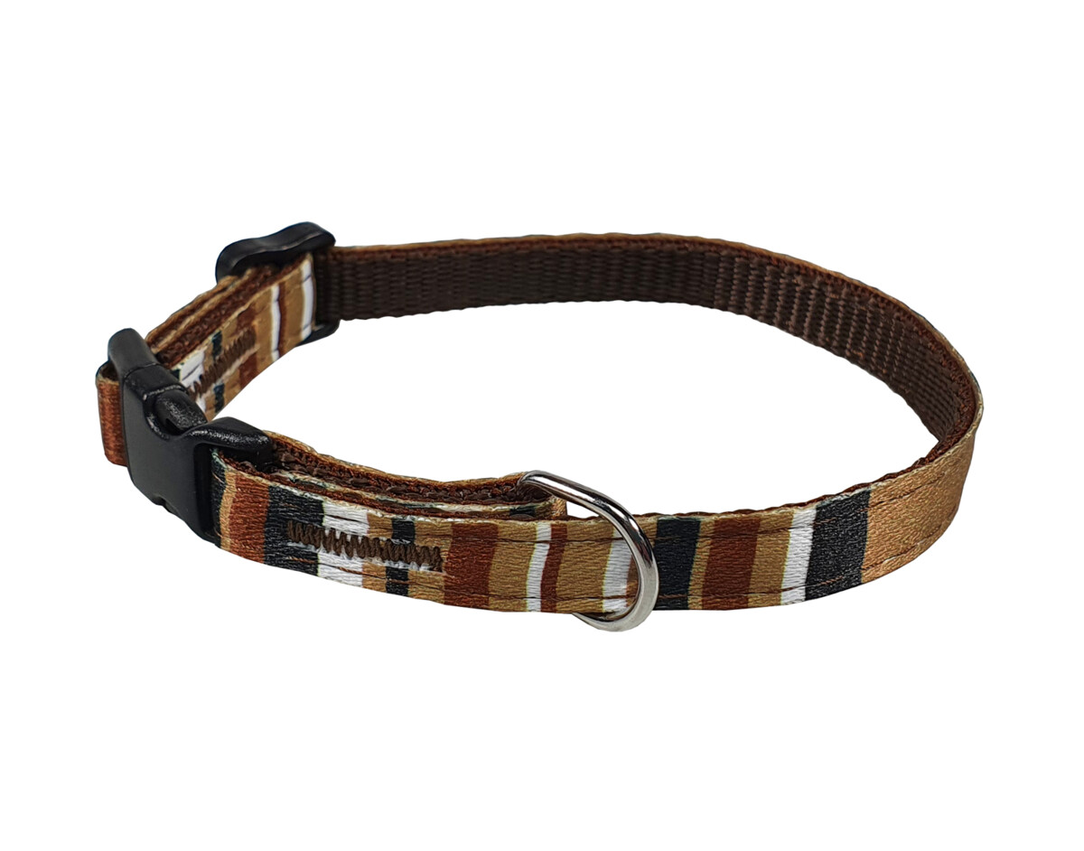 BAFPET Popruhové obojky PROUŽKY Barva: Zelená, Rozměr: 10mm x 18-26cm 18105PS