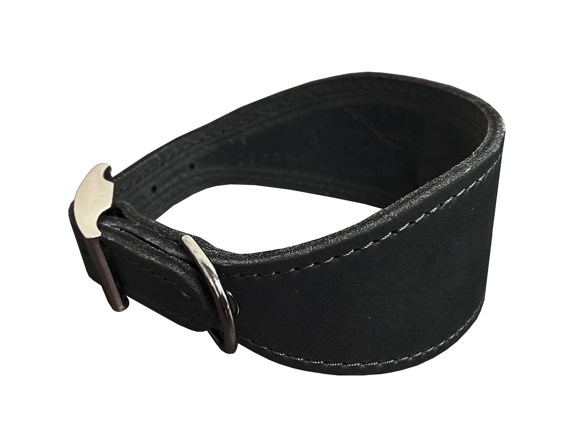 BAFPET Kožený obojek VIPET Barva: Šedá, Rozměr: 50mm x 42cm /33-39/ 00123V