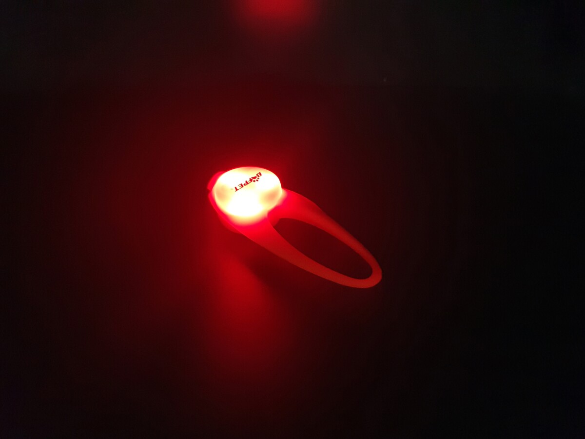 BAFPET Silikonové světýlko - LED Barva: Oranžová, Rozměr: 25mm x 8cm 06001