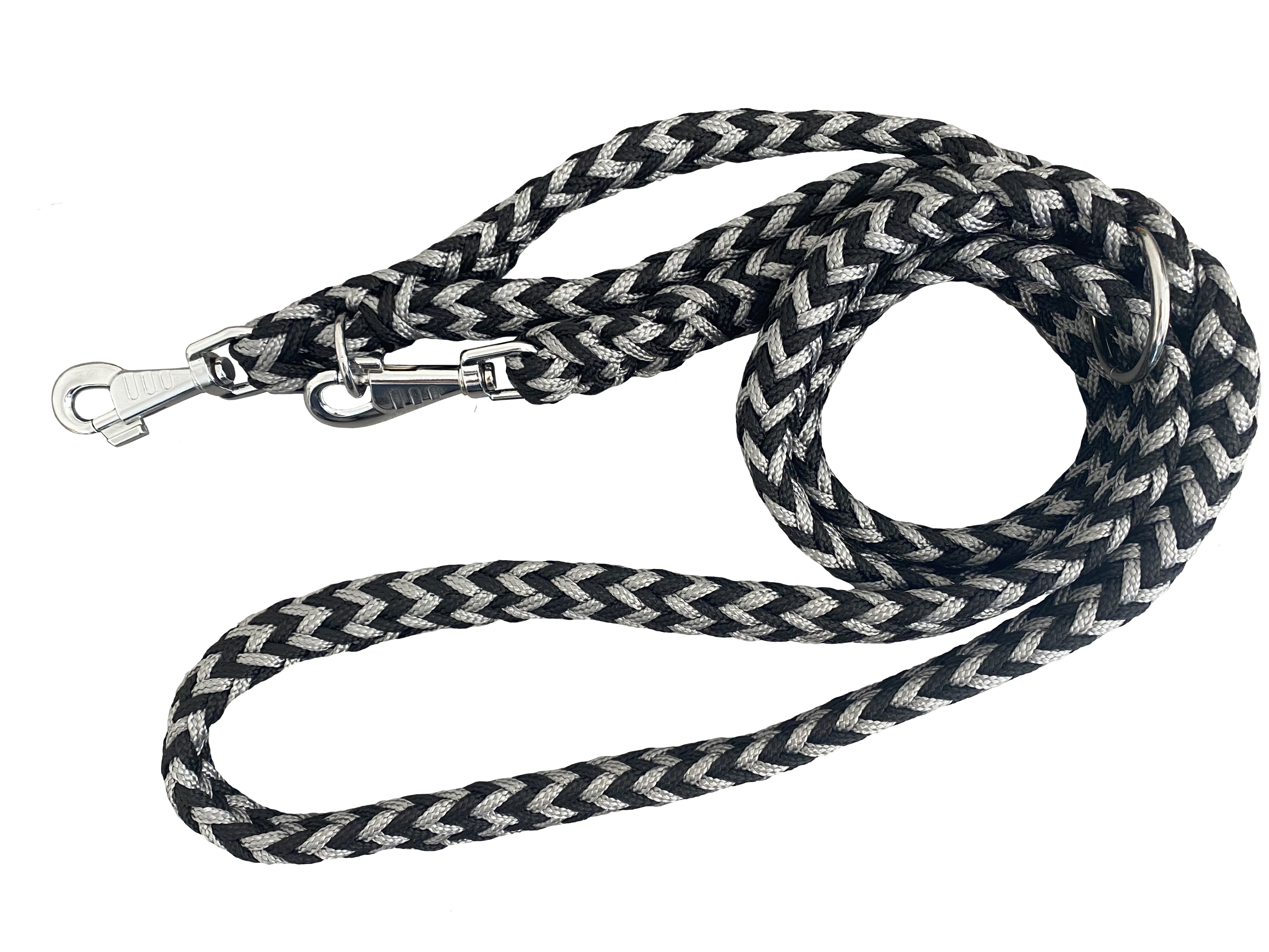 BAFPET Přepínací vodítko HUGO Barva: Šedá, Rozměr: 20mm x 240cm 17308
