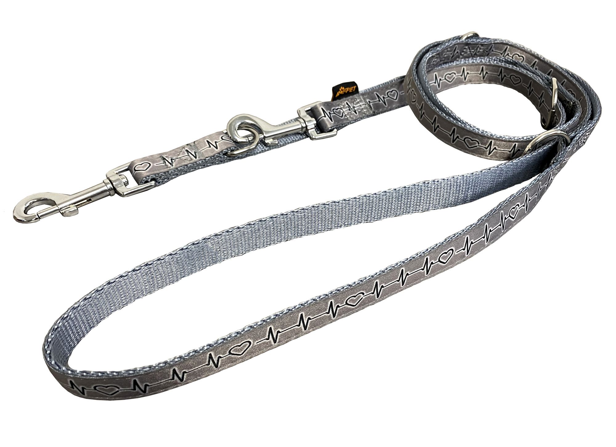 BAFPET Popruhová přepínací vodítka EKG Barva: Modrá, Délka: 20mm x 240cm 18303E