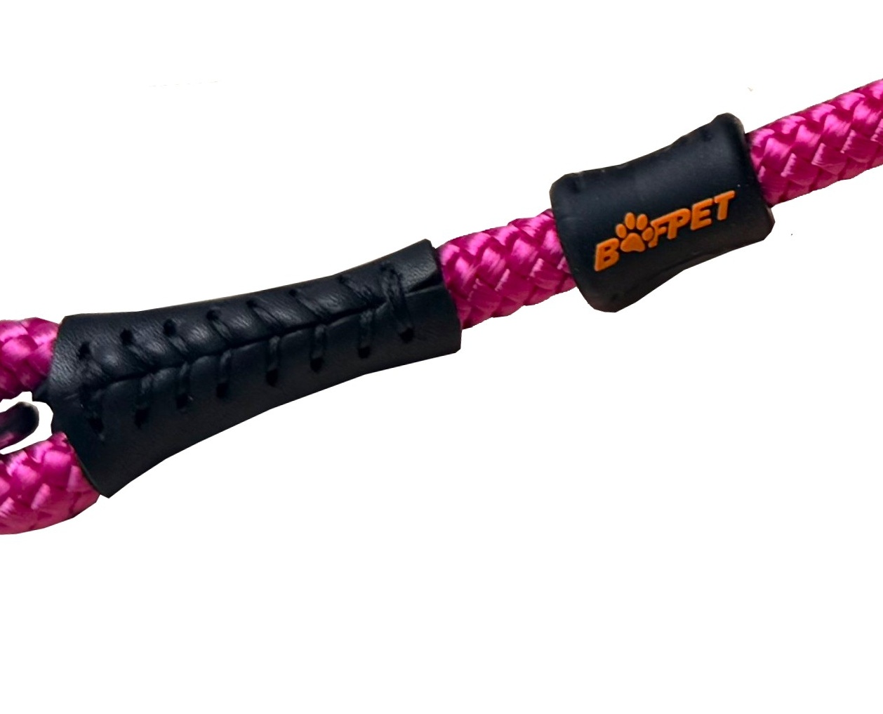 BAFPET Lanová vodítka s kůží, niklová karabina Barva: Zelená, Rozměr: 10mm x 150-270cm 15790