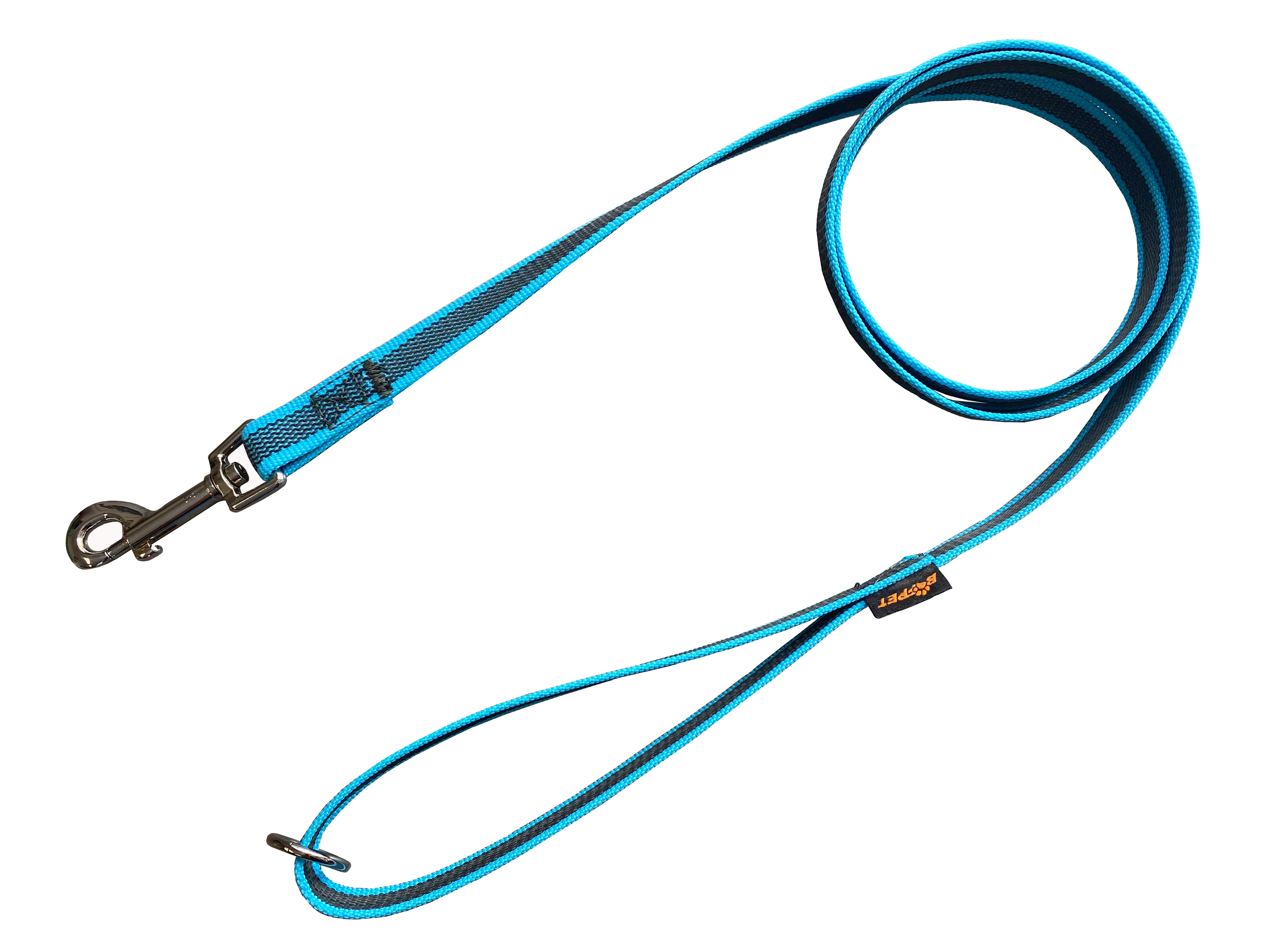 BAFPET Pogumovaná vodítka Barva: Černá, Rozměr: 20mm x 150cm 18211A