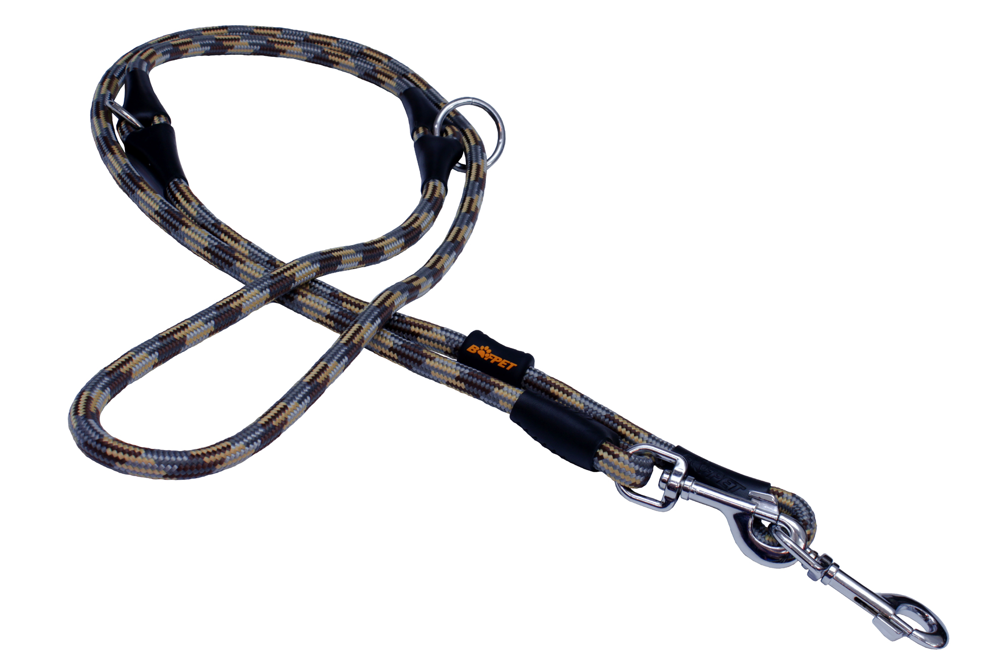 BAFPET Lanové přepínací vodítko ALPINE Barva: Černá, Rozměr: 12mm x 240cm 15315