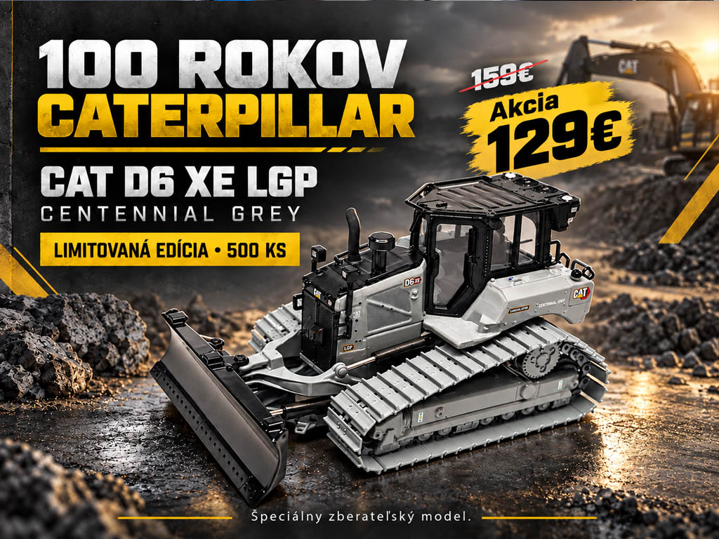 kovovy-model-dozer-cat-d6-xe-lgp-centennial-grey