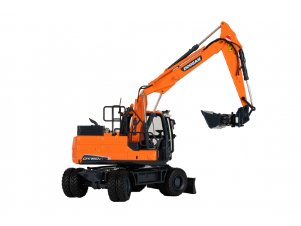 doosan dx160w kolesovy bager