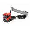 hracka kamion SCANIA R500 Next Gen cerveny s vyklapacim návesom 1