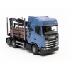 hracka kamion SCANIA S 410 Next Gen modrý lesovoz prives 6