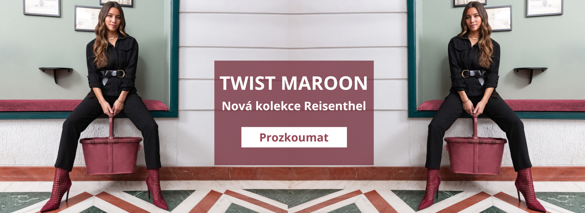 Kolekce Twist maroon