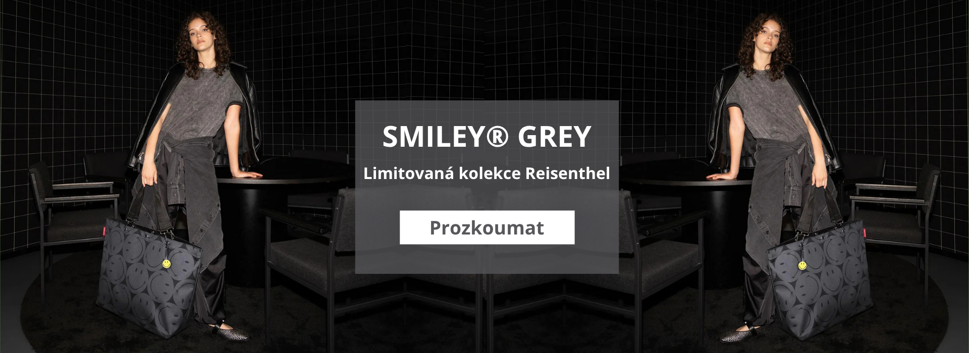 Limitovaná kolekce Smiley® grey Reisenthel