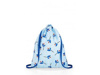 Pytlík na záda Reisenthel Mini Maxi Sacpack Leaves blue