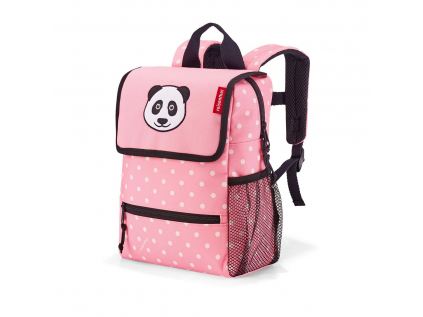 Dětský batoh Reisenthel Backpack kids Panda dots pink