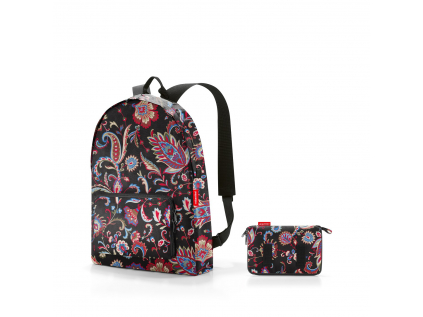 Skládací batoh Risenthel Mini Maxi Rucksack Paisley black