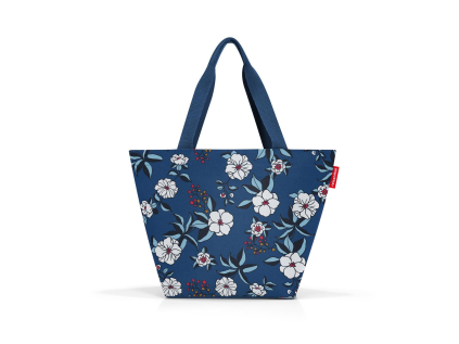 Nákupní taška přes rameno Reisenthel Shopper M Garden blue