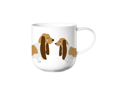 Hrnek s uchem COPPA CATS & DOGS ASA Selection - basset dogs