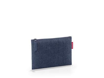 Taštička na zip Reisenthel Case 1 Herringbone dark blue