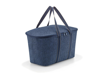 Chladící taška Reisenthel Coolerbag Herringbone dark blue