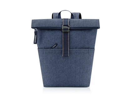 Rolovací batoh Reisenthel Rolltop backpack Herringbone dark blue
