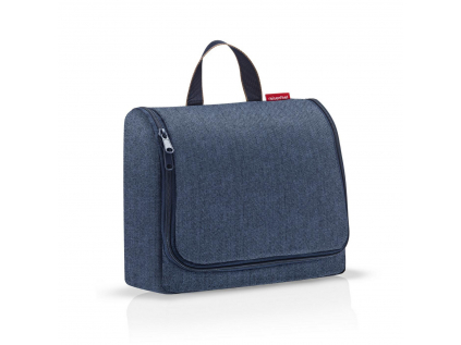 Toaletní taštička Reisenthel Toiletbag XL Herringbone dark blue