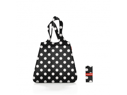 Skládací taška Mini Maxi Shopper Dots white