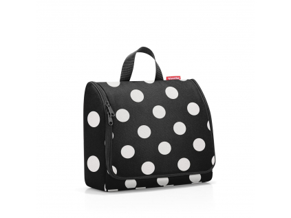 Toaletní taštička Reisenthel Toiletbag XL Dots white