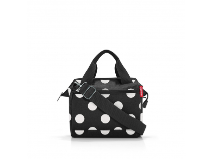 Taška přes rameno Reisenthel Allrounder Cross Dots white