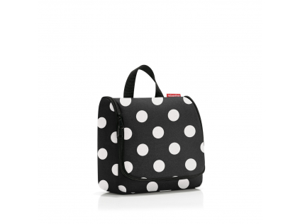 Toaletní taštička Reisenthel Toiletbag Dots white