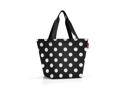 Nákupní taška přes rameno Reisenthel Shopper M Dots white
