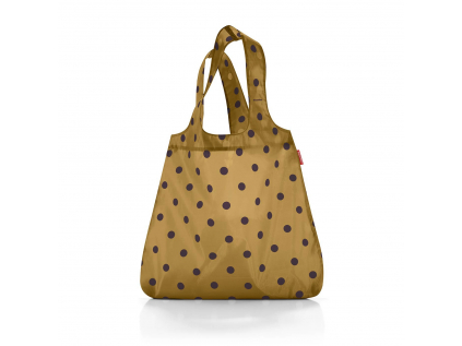 Skládací taška Mini Maxi Shopper Dots ocher