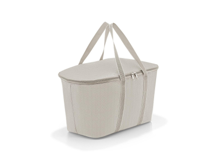 Chladící taška Reisenthel Coolerbag Herringbone sand