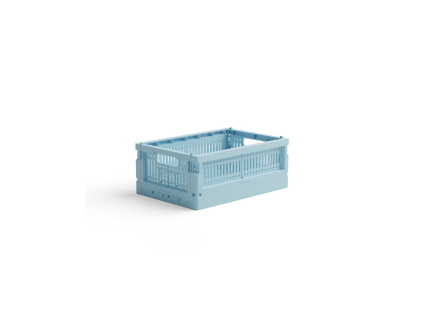 Skládací přepravka mini Made Crate  - crystal blue