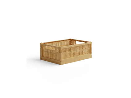 Skládací přepravka midi Made Crate  - fudge
