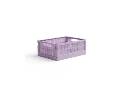 Skládací přepravka midi Made Crate  - lilac