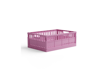 Skládací přepravka maxi Made Crate - soft fuchsia