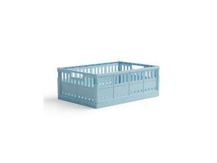 Skládací přepravka maxi Made Crate - crystal blue