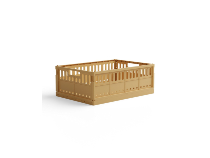 Skládací přepravka maxi Made Crate - fudge
