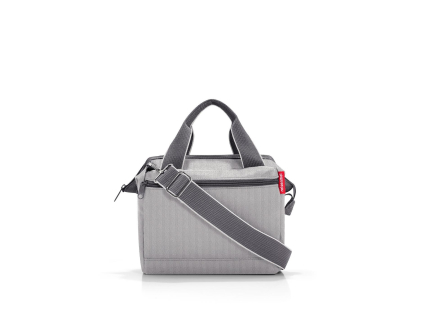 Taška přes rameno Reisenthel Allrounder Cross Herringbone grey