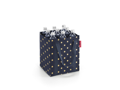 Nákupní taška na lahve Reisenthel Bottlebag  Metallic dots blue