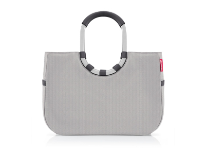 Nákupní taška Reisenthel Loopshopper L Herringbone grey