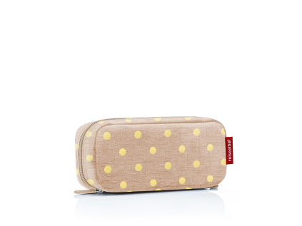 Praktické pouzdro Reisenthel Multicase Metallic dots coffee