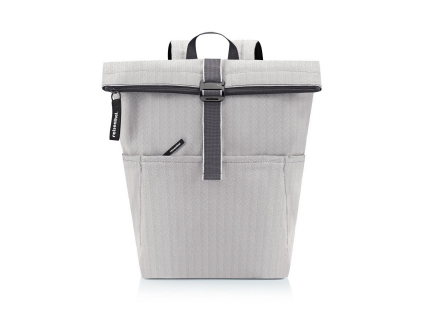 Batoh Reisenthel Rolltop backpack Herringbone grey
