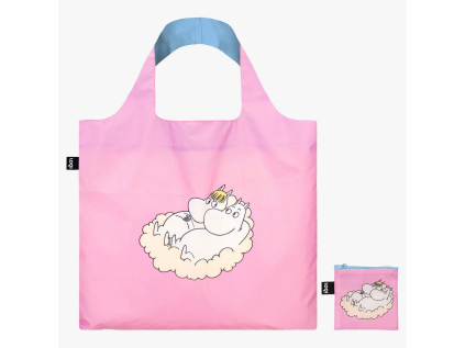 Skládací nákupní taška LOQI MOOMIN Cloud
