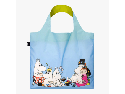Skládací nákupní taška LOQI MOOMIN Family