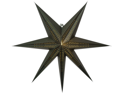 Svítící vánoční hvězda průměr 60 cm Star Trading Point - zelená