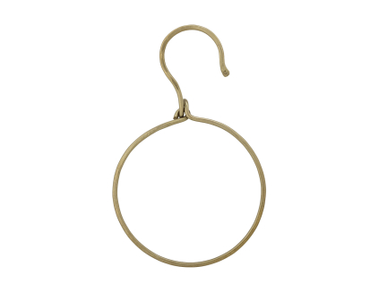 Kovový věšák ZIGGA Bloomingville - zlatý