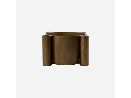 Kulatý adventní svícen průměr 15 cm FOUR House Doctor - zlatý