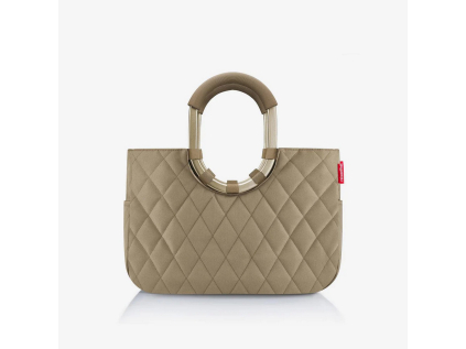 Nákupní taška Reisenthel Loopshopper M Frame Rhombus olive