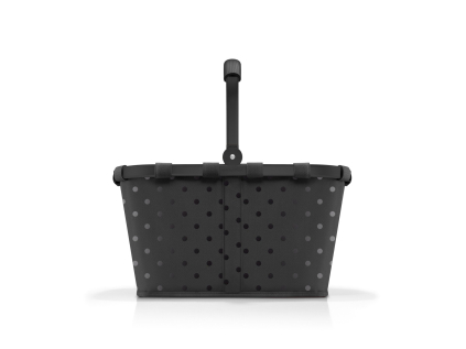 Nákupní košík Reisenthel Carrybag Frame Glossy dots black