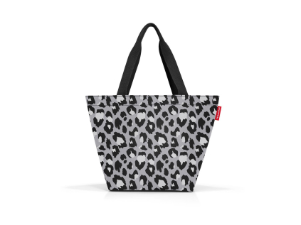 Nákupní taška přes rameno Reisenthel Shopper M Leo nero